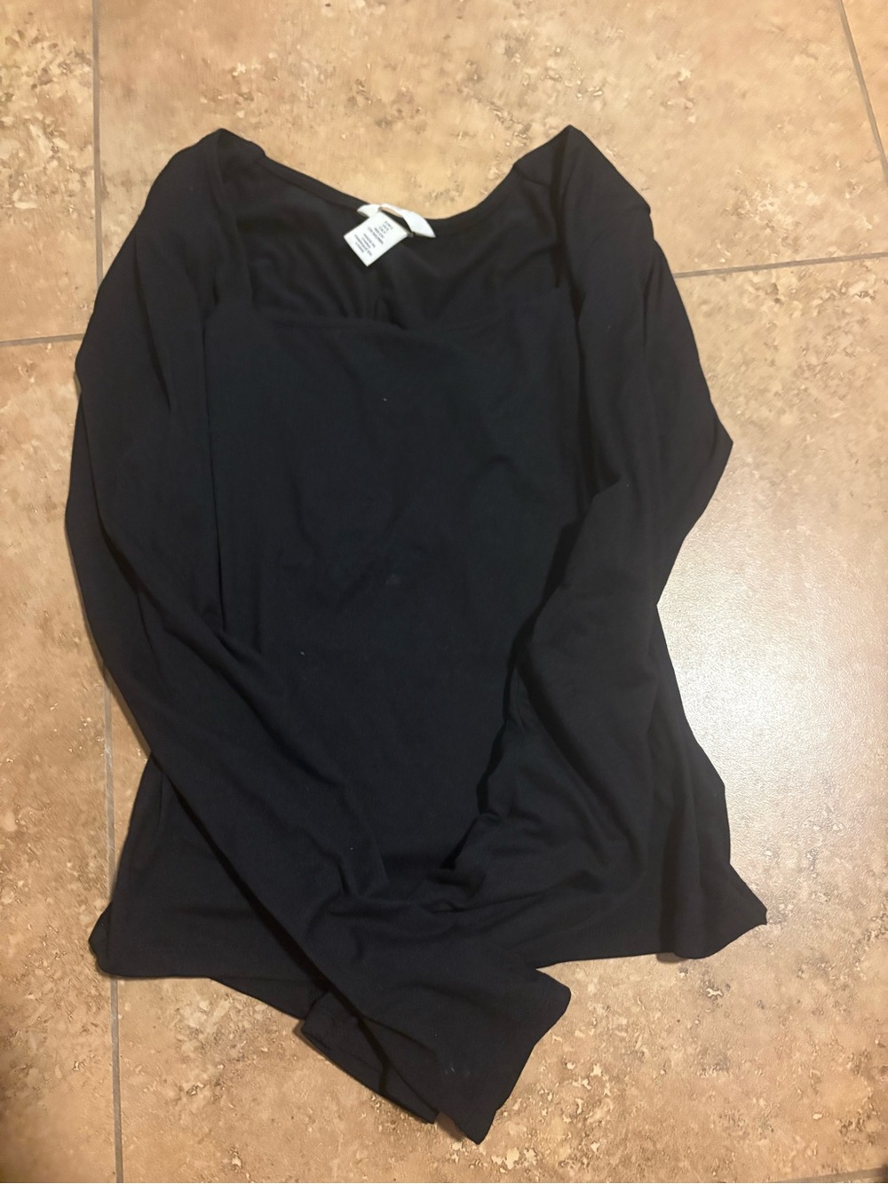 H&M Black Long-Sleeve Women's Tee
